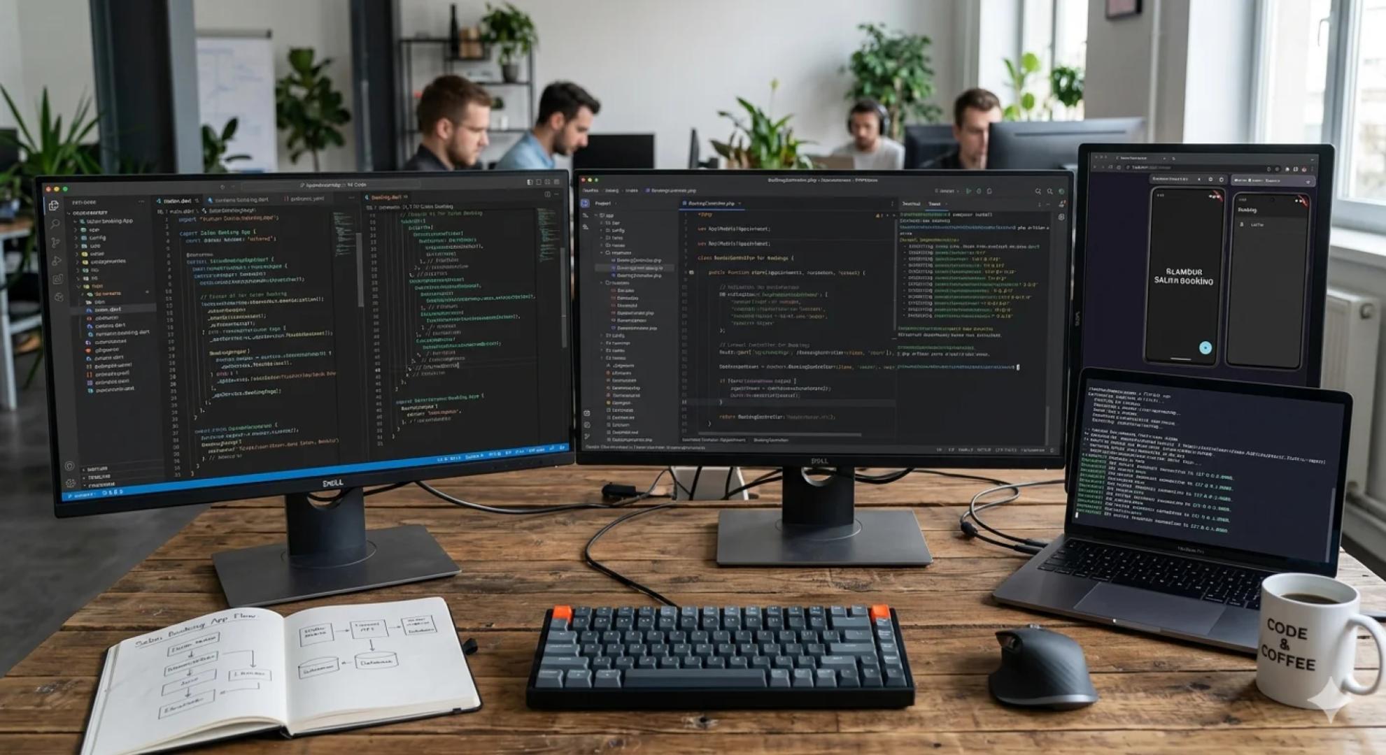 Source Code Aplikasi Booking Salon Flutter & Laravel