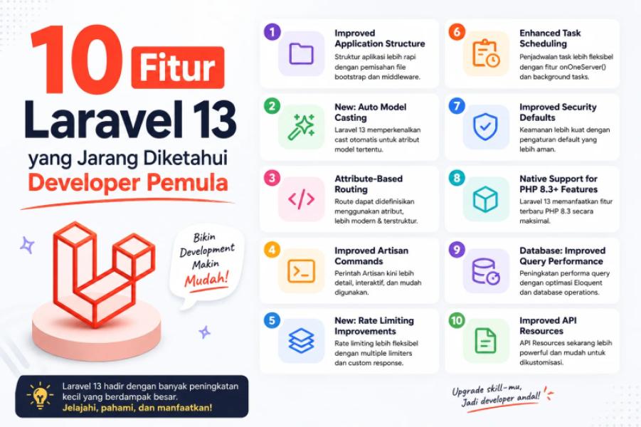 10 Fitur Laravel 13 yang Jarang Diketahui Developer Pemula