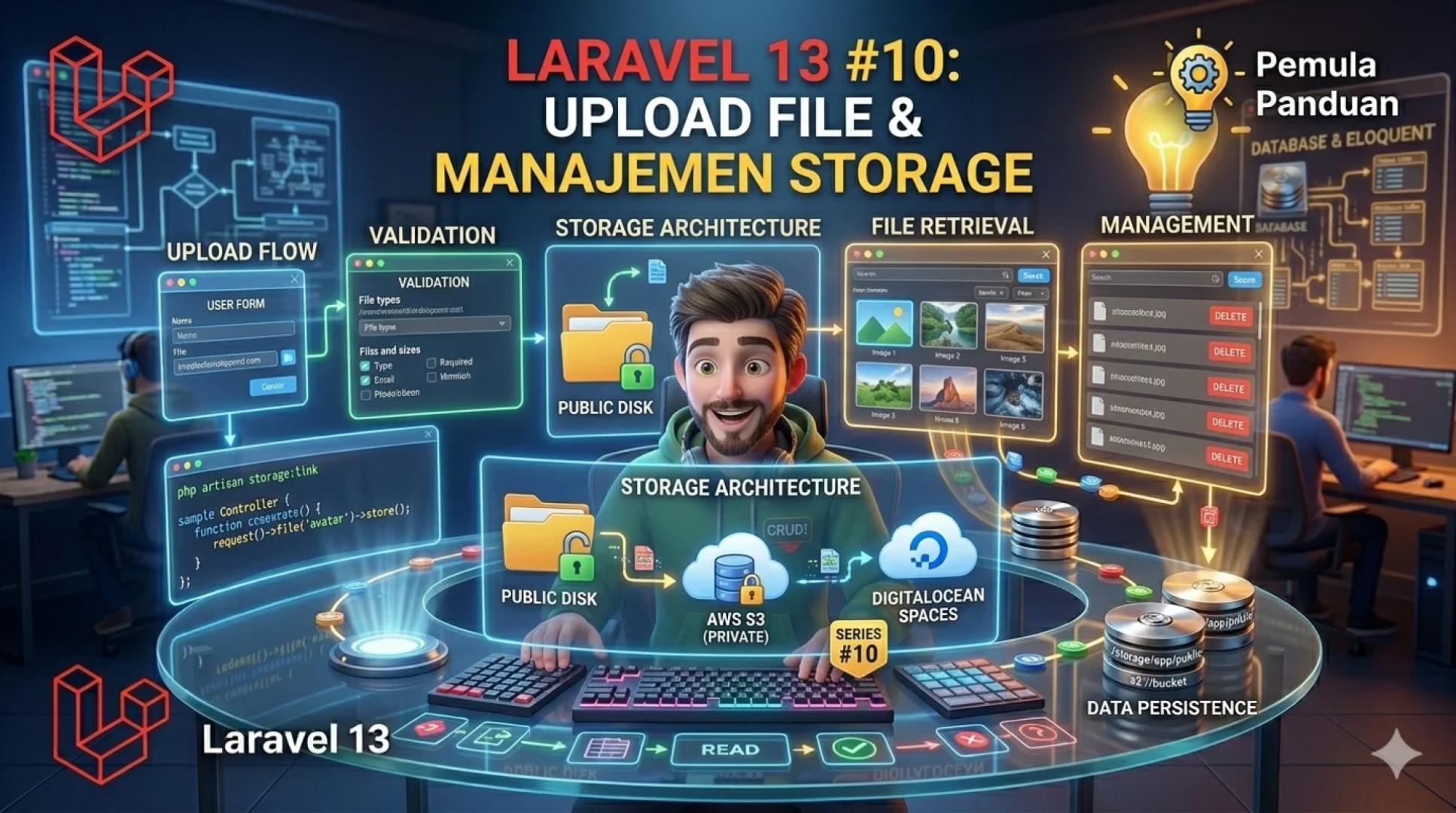 Laravel 13 #10: Upload File & Manajemen Storage