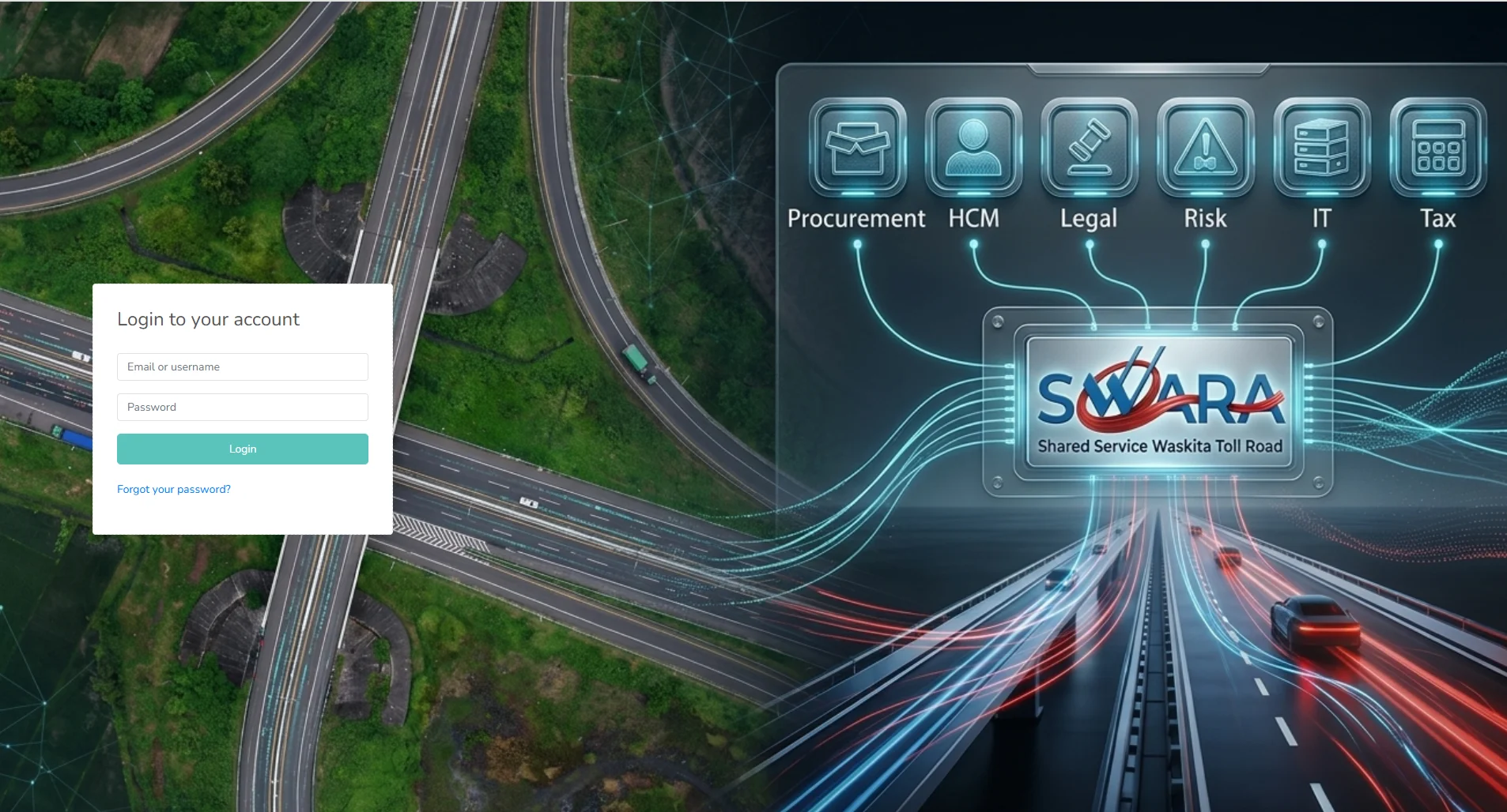 SWARA – Shared Service Waskita Toll Road Ticket Management System