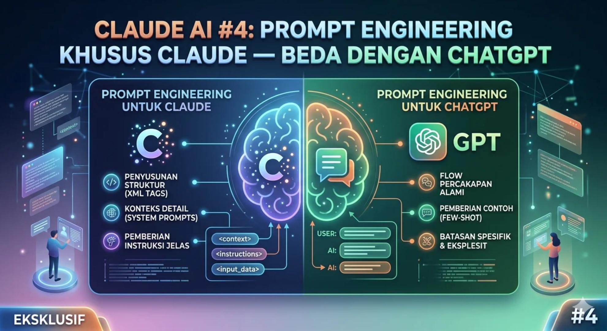Claude AI #4: Prompt Engineering Khusus Claude — Beda dengan ChatGPT