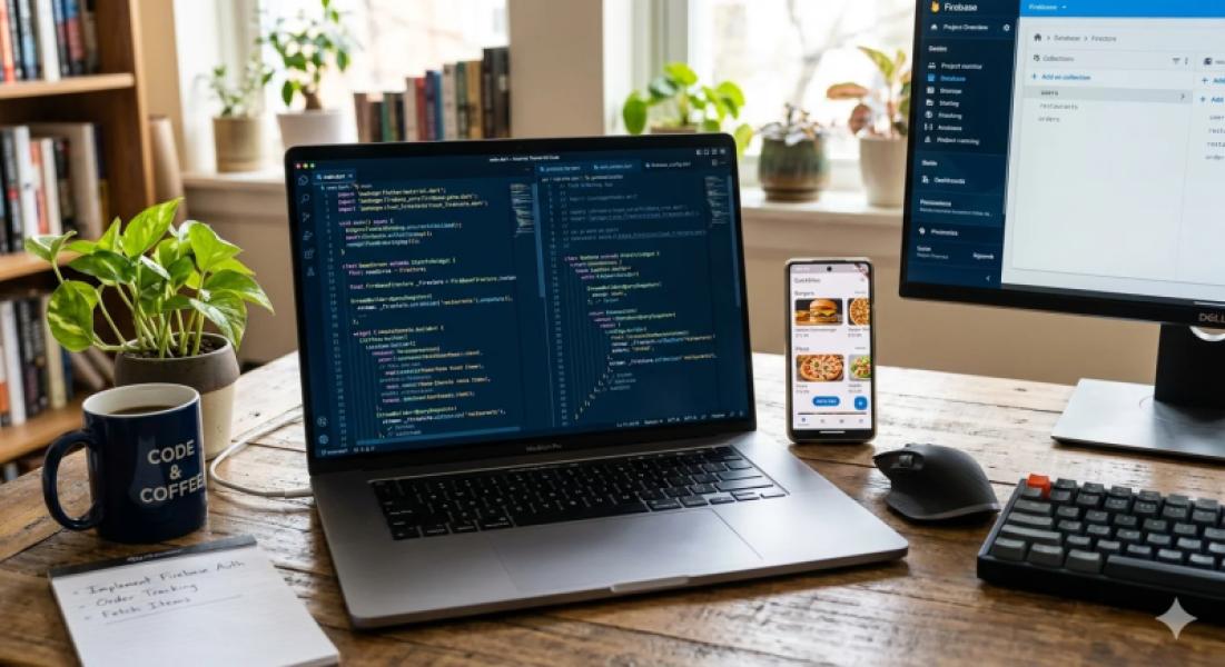 Source Code Aplikasi Pemesanan Makanan Flutter + Firebase